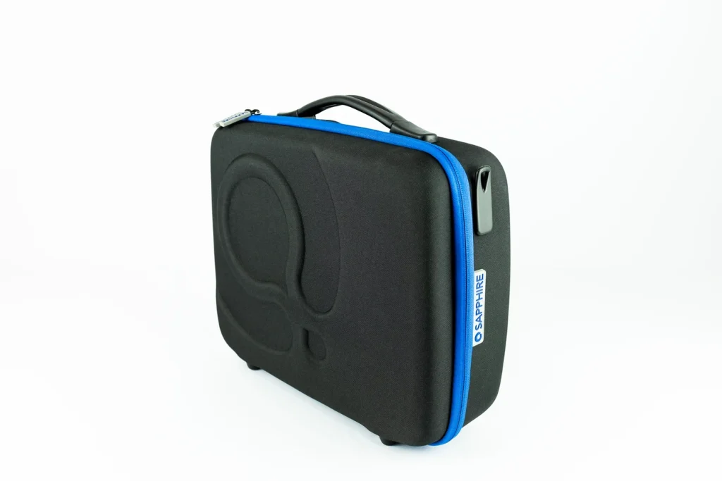 Shell-Case Qcore EVA Custom Carrying Case for Portable Medical Device