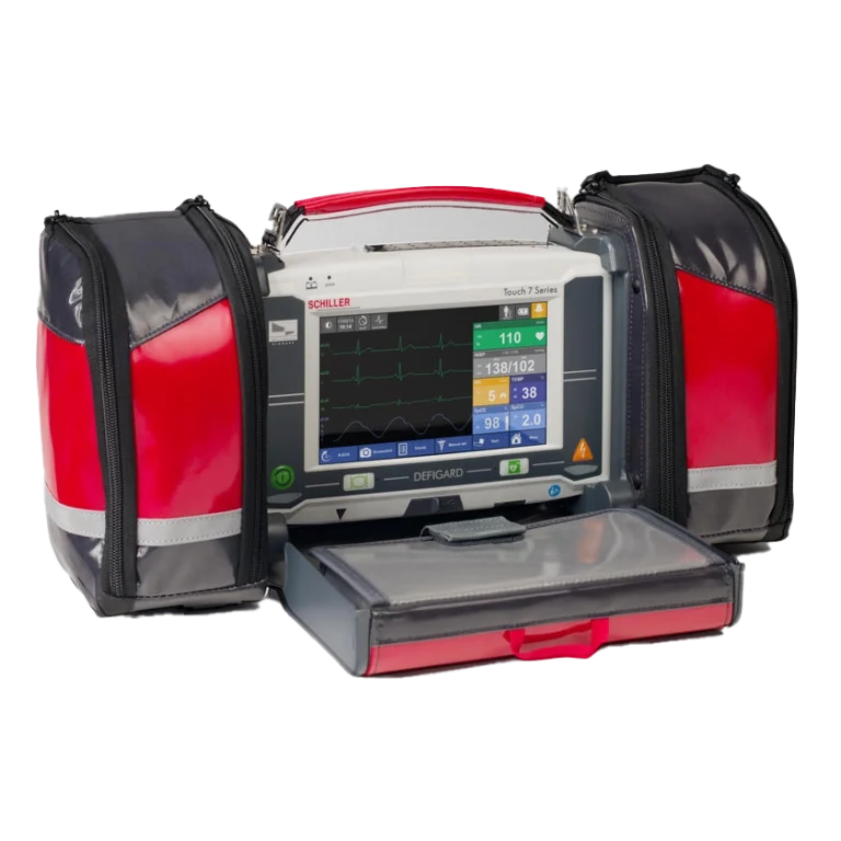 Shell-Case Schiller Custom Carrying System for Defibrillator